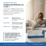 Autotest Streptocoque A comme premier contrôle en cas de suspicion de Strep A