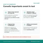 Conseils importants avant d’utiliser le Patris Health Autotest Allergie