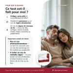 Infographie indiquant à qui s’adresse le Patris Health Autotest Carence en Fer