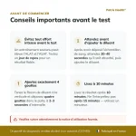 Conseils importants avant d utiliser le Patris Health Autotest Fonction Hepatique
