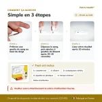 Instructions en 3 etapes pour utiliser le Patris Health Autotest Fonction Hepatique