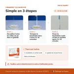 Instructions en 3 etapes pour utiliser le Patris Health Autotest Fonction Renale