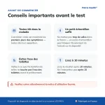 Conseils importants avant d utiliser le Patris Health Autotest Rotavirus et Adenovirus