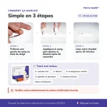 Patris Health Autotest Thyroïde TSH – utilisation en trois étapes