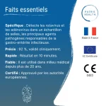 Faits essentiels du test rotavirus / adénovirus Patris Health