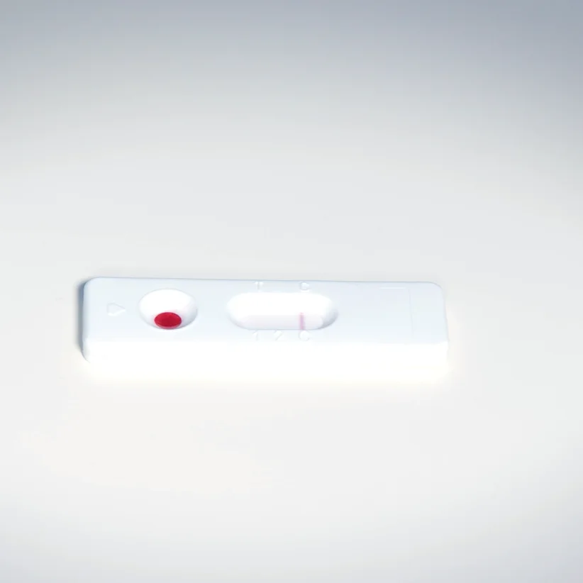 Autotest d’allergie Patris Health – étape 5, cassette test après le temps de lecture